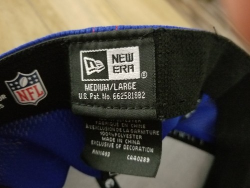 Nuevo con etiquetas New Era New York Giants NFL 100 Mediano/LG Sombrero Ajustado - Imagen 4 de 4