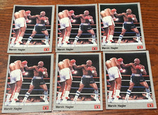 6-1991 AW ALL WORLD BOXING MARVIN HAGLER CARD #21-MAY6526