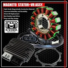 09-12 ZX-6R MAGNETO COIL STATOR+VOLTAGE REGULATOR RECTIFIER+GASKET 21003-0083