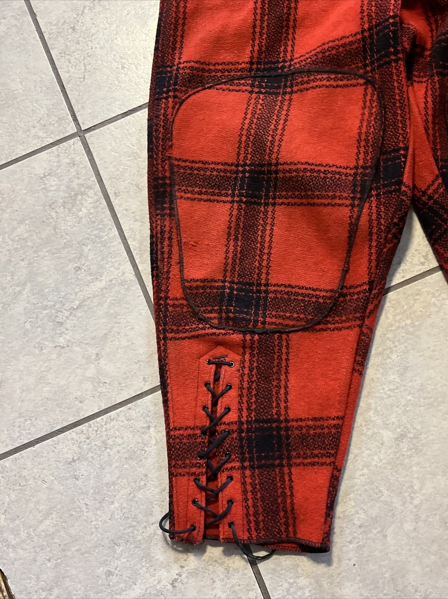 Vintage Sears Roebuck J.C. Higgins Red Plaid Wool Hunting Vintage Sears Roebuck J.C. Higgins Red Plaid Wool Hunting