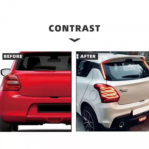 Modified Benz Design Tail lights For Maruti Suzuki Swift 2018-2023 - Picture 2 of 5