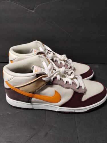 Nike Dunk Mid Plum Coconut Milk Ivory Men Casual Lifestyle DV0830-101 Size 11
