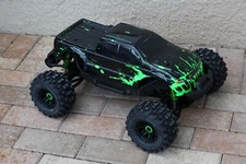 Custom Body Muddy Green for V1  Traxxas Maxx 1/10 Shell Cover eMaxx