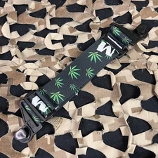 NEW KM PAINTBALL EVS GOGGLE STRAP - GREEN LEAF