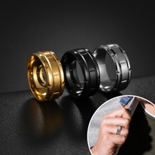 Anelli Alla Moda In Acciaio Al Titanio Da 8 Mm Per Uomo. Fascia Per Gioielli ☆