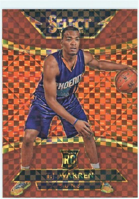 T.J. Warren RC 2014-15 Panini Select #284 Rookie Copper Prizm Courtside SP 13/49