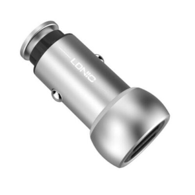 Ldnio CAR CHARGER 3.6A 2-PORT USB POWER ADAPTER ZINC ALLOY DC SOCKET for Samsung