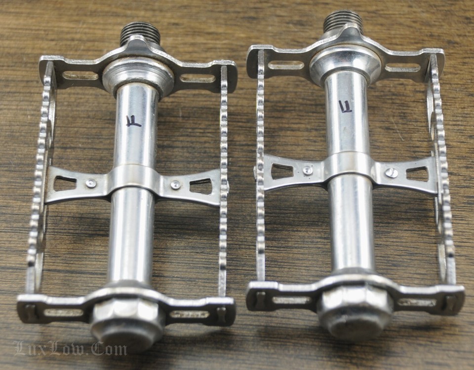 Pédales Vélo Vintage Lyotard - Entièrement Acier - Made In France - Pour Vélo De Course