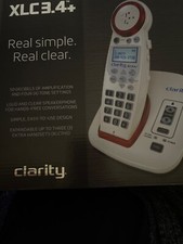 Clarity XLC3.4 Cordless Phone - Extra Loud - Speakerphone w/Caller ID - 1.9GHz