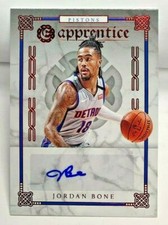 Jordan Bone 2019-20 Panini Chronicles Excalibur Red Autograph Auto RC Pistons SP