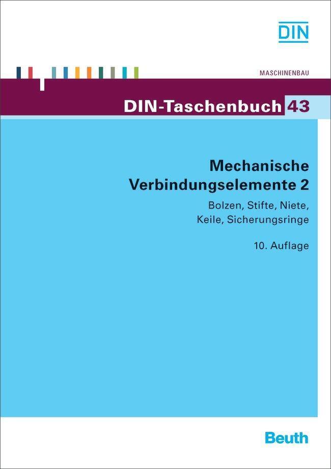 Thumbnail - Mechanische Verbindungselemente 2 | Deutsch | Taschenbuch | 744 S. |