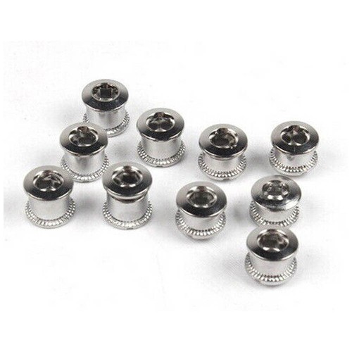 Steel Bike Chainring Bolts 6.5 Single 8.5 Double Triple Speed Nut Screw 5/10/20X - Picture 10 of 10