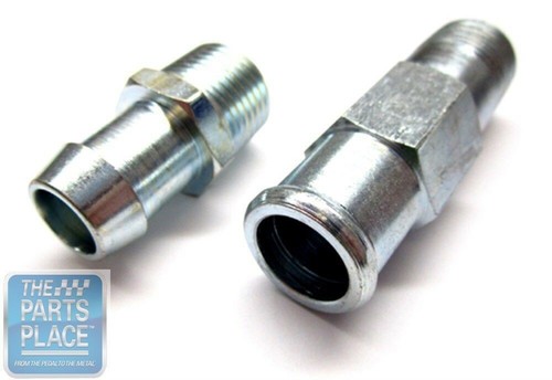 1965-72 GM Cars Big Block Water Pump Heater Hose Nipple Set