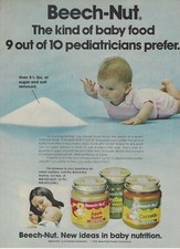 1978 Beech-Nut Baby Food vintage Print Ad 70's Advertisement