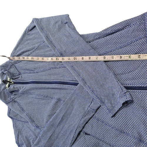 Athleta Full-Zip Athletic Jacket Thumbholes Women's Size M Blue/Purple - Picture 6 of 12