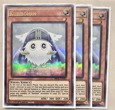 Yugioh! 3x Kuribohrn- BROL-EN063 Ultra Rare - 1st ed NM