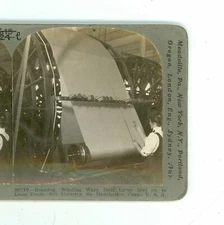 B8664 Winding Warp, Large Reel To Loom, Silk Industry, So. Manchester, CT D