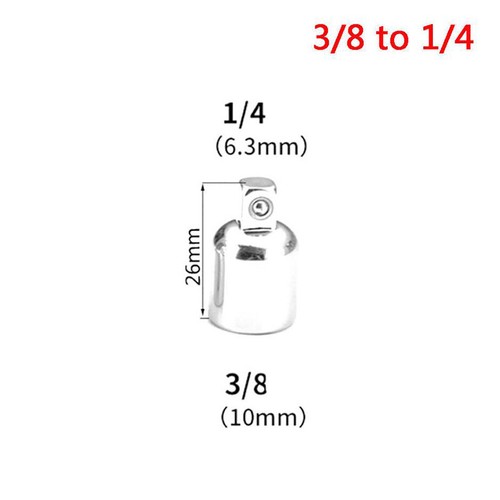 3/8" to 1/4" 1/2 inch Drive Ratchet Converter Socket Adapter Reducer Air ImpA-l2 - Picture 10 of 12