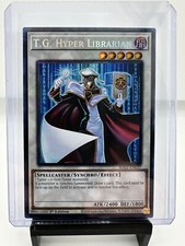 T.G. Hyper Librarian 1st Edition Prismatic Collector's Rare RA02-EN027 Yu-Gi-Oh!
