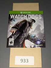 Watch Dogs Microsoft Xbox One, 2014  MANUAL ONLY 