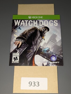 Watch Dogs (Microsoft Xbox One, 2014) **MANUAL ONLY**