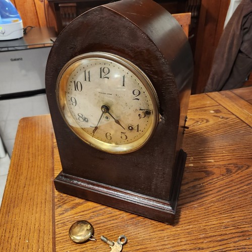 An extra nice SETH THOMAS 4 bell Sonora chime clock working WELL sounds