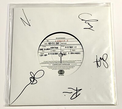 Signed Controller.Controller She's Lost Control / History 7'' Vinyl Single 2017