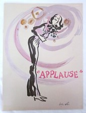 APPLAUSE BROADWAY PROGRAM - Anne Baxter. 1970 Best Musical Tony Award!