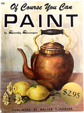 Vintage Walter Foster Art Book 156 OF COURSE YOU CAN PAINT by Dorothy Dunnigan