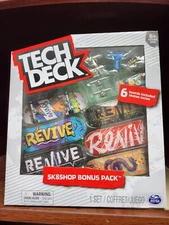 New Hot Tech Deck REVIVE 6 Skateboards Fingerboards Sk8Shop Bonus Pack Park Deck