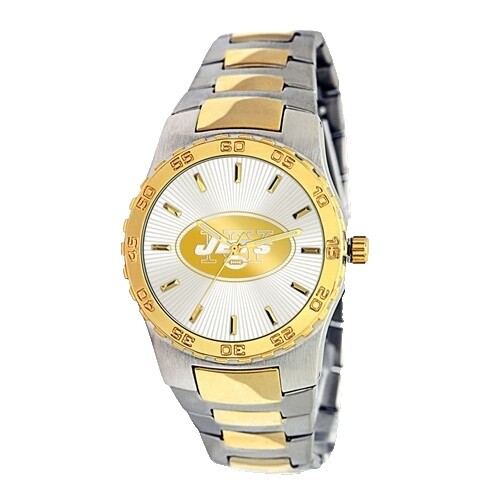 Sun time NewYork Jets lady battery water resistant leather band New York Jets NFL Watch Alligator Leather Band Round New  main image 4