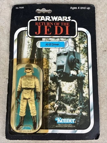 STAR WARS AT-ST Driver Vintage 1983 Kenner ROTJ 77B Sealed Card MOC New Last 17