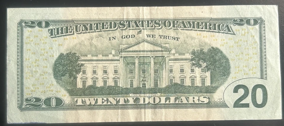 (SERIAL NUMBER 4!)$20 Very Low Rare SINGLE Digit Fancy Serial Number PJ00000004B - Image 3 of 4