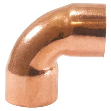Appli Parts 90 Degree Elbow Short turn 1/4 in Copper pipe fittings CxC Sweat con