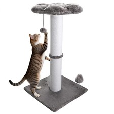 Heavy Duty Cat Scratching Post 30 Inch Cotton Rope Cats Scratcher with Flower...