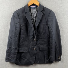 Vineyard Vines Suit Jacket Boys 14 Blue Blazer Wool Blend Sports Coat Nautical