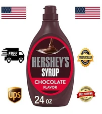 HERSHEY'S Chocolate Syrup Bottle, 24 oz Free-Shipping