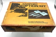 NOS Vintage Trailer Carport Option Kit for Carefree of Colorado Awnings