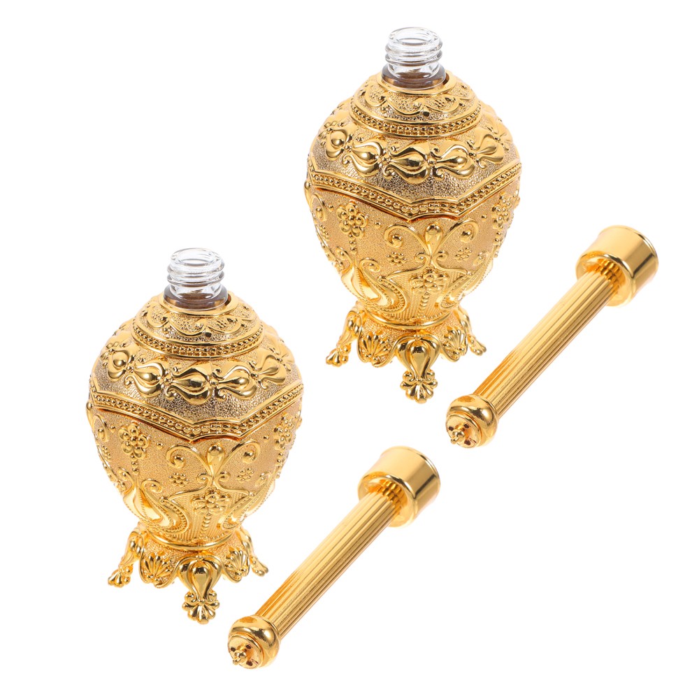 2 PCS Christian Holy Water Holder Decorative Bottle for Church Use