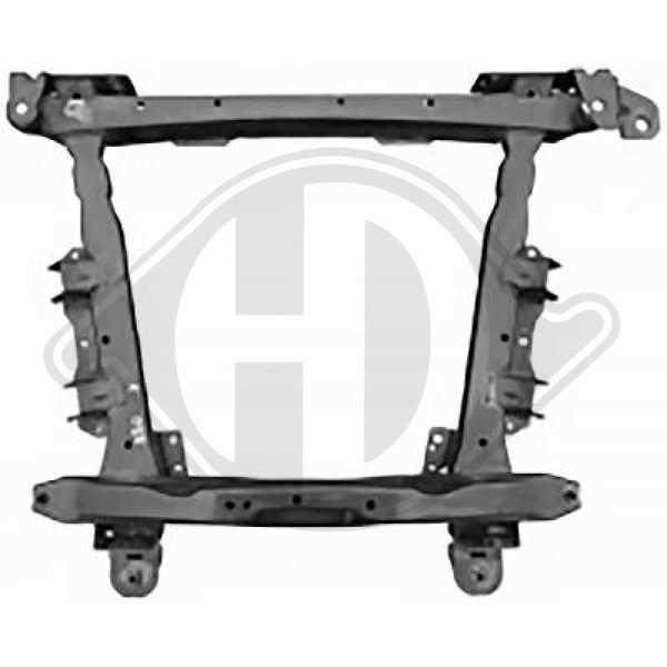 Diederichs Hilfsrahmen/AggregateträGer Vorne Rechts Links FüR Renault Twingo Ii-image