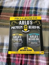 Arlo  s Beard Oil Vanilla Sandalwood / Bergamot  Juniper Scent SET 2 - 2.25 oz