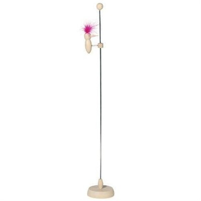 Goki Klopfspecht Stange 41 cm Metall Specht Pickspecht Holz Vogel Spielzeug NEU