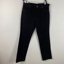 Wrangler Cowboy Cut Jeans Mens 36x34 936 Slim Fit Denim Black