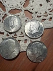 Lot Of 4 - 1964 Kennedy Half Dollars- 90% Silver