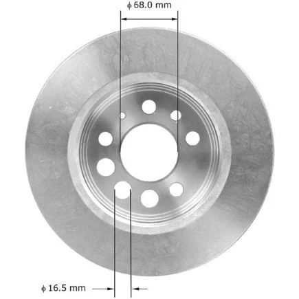 Rotor de freno Bendix PRT1199 Foto 2 de 4