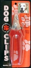 Stainless Steel Nail Clippers For Large Dogs Cats w/Nail Guard (Colors Vary)