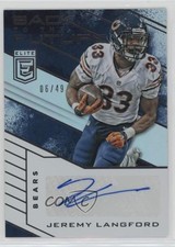 2016 Donruss Elite Back to the Future Signatures 6/49 Jeremy Langford Auto a2e