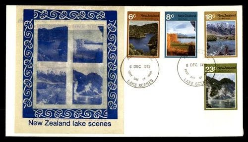Mayfairstamps New Zealand FDC 1972 Lake Scenery Combo First Day Cover aaw_95085