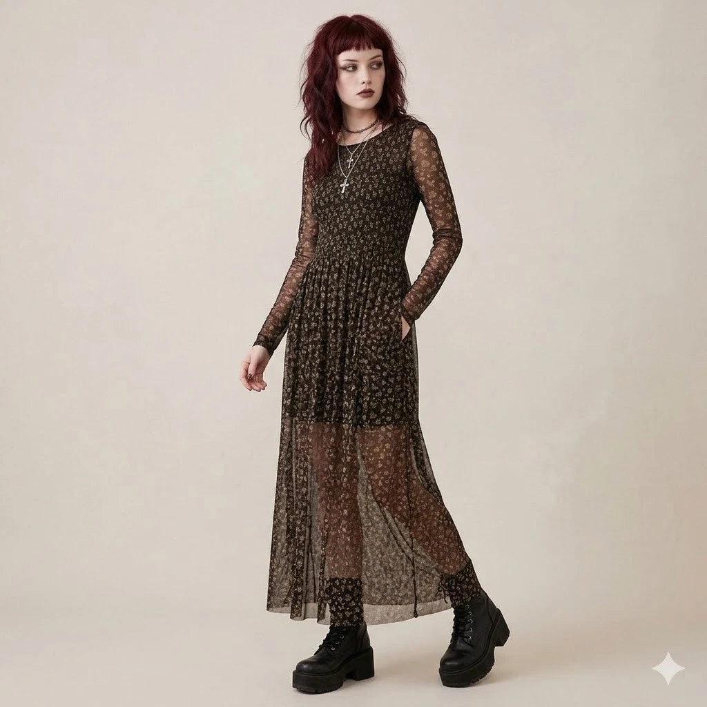 Free People Black Mesh Dresses for Women for sale | eBay