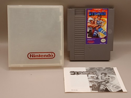 Strider (Nintendo NES) GETESTET Original mit Handbuch und Nintendo Clamshell